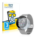 3x BROTECT AirGlass Matte Glass Screen Protector for moreFIT Fitness Tracker SW306