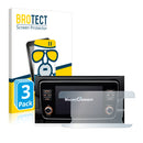 3x BROTECT AirGlass Matte Glass Screen Protector for Nissan Leaf 2 Infotainment System