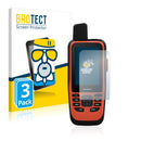 3x BROTECT AirGlass Matte Glass Screen Protector for Garmin GPSMAP 86i