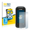 3x BROTECT AirGlass Matte Glass Screen Protector for Zebra EC30