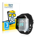 3x BROTECT AirGlass Matte Glass Screen Protector for Zagzog Fitness Tracker 1.54