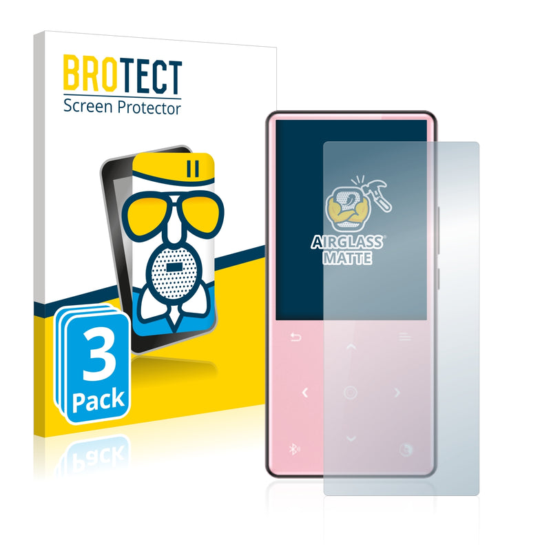 3x BROTECT AirGlass Matte Glass Screen Protector for AGPtek H9