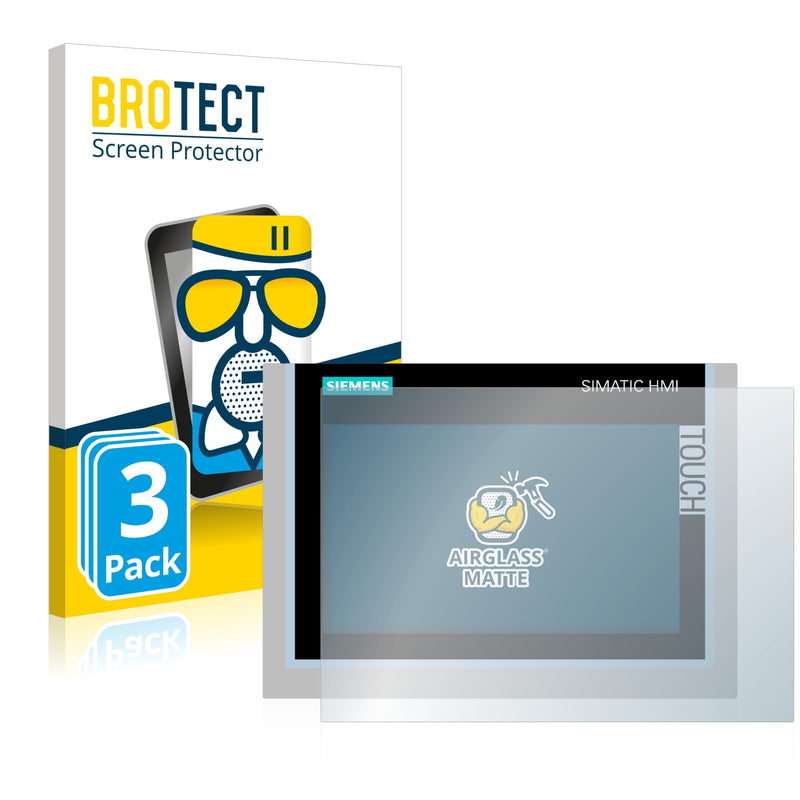 3x BROTECT Matte Screen Protector for Siemens Simatic HMI TP 700 Comfort