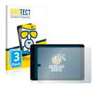 3x BROTECT Matte Screen Protector for Apple iPad 10.2 WiFi Cellular 2021 (Landscape, 9nd generation)