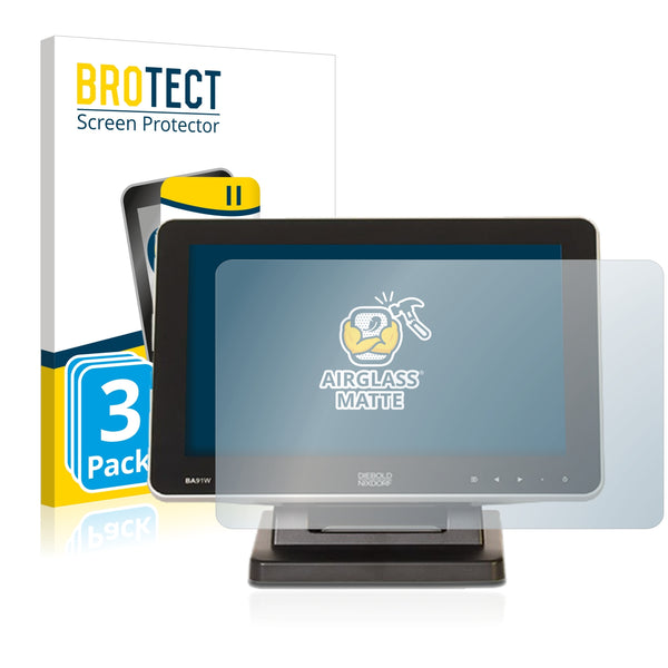3x BROTECT Matte Screen Protector for Diebold Nixdorf BA91W