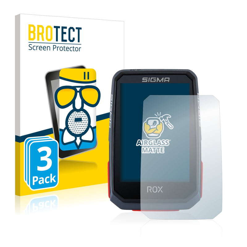 3x BROTECT Matte Screen Protector for Sigma ROX 4.0