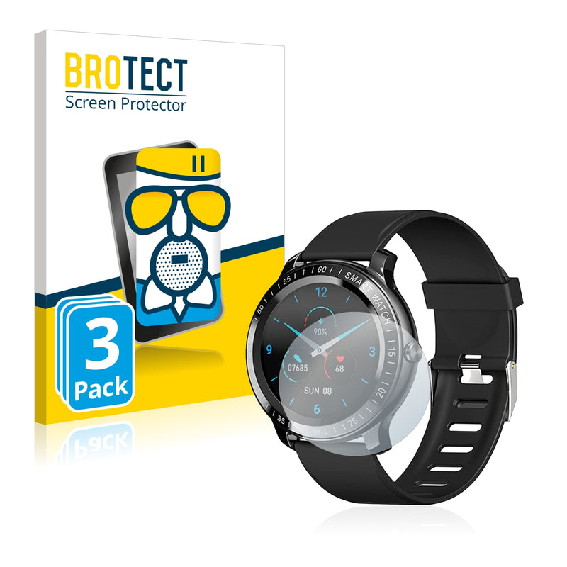 3x BROTECT Matte Screen Protector for Zeeker Watch