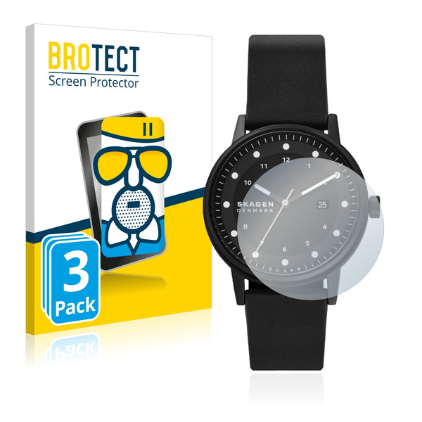 3x BROTECT Matte Screen Protector for Skagen Solaruhr Henriksen