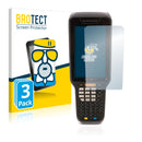 3x BROTECT AirGlass Matte Glass Screen Protector for Datalogic Skorpio X5 XLR