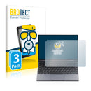3x BROTECT AirGlass Matte Glass Screen Protector for Chuwi MiniBook X