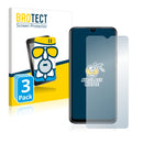 3x BROTECT AirGlass Matte Glass Screen Protector for Vivo Y21a