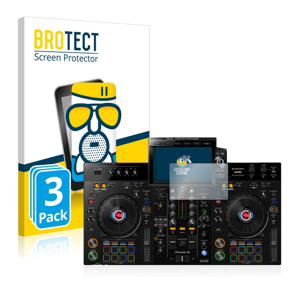 3x BROTECT AirGlass Matte Glass Screen Protector for Pioneer XDJ-RX3