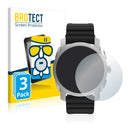 3x BROTECT AirGlass Matte Glass Screen Protector for Fossil Gen 6 Hybrid Machine (45mm)