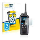 3x BROTECT AirGlass Matte Glass Screen Protector for Icom IC-M25EURO