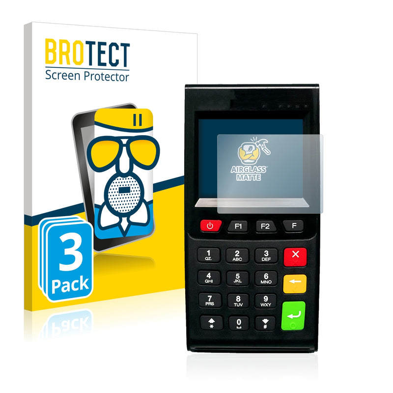 3x Anti-Glare Screen Protector for myPOS Go