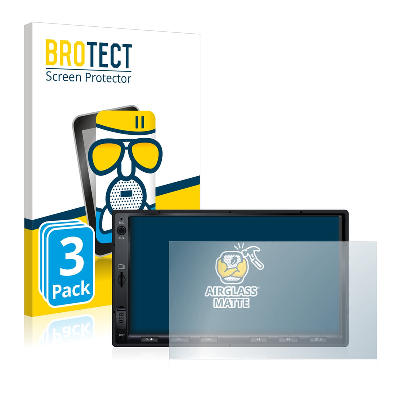 3x Anti-Glare Screen Protector for Atoto S8 Standard 7 Inch