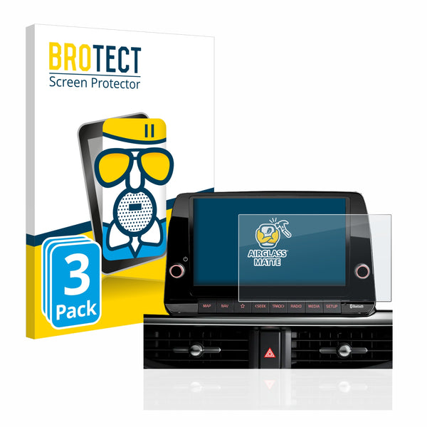 3x Anti-Glare Screen Protector for Kia Picanto 2022 8