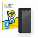 3x Anti-Glare Screen Protector for Bartec Pixavi Phone
