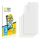 3x Anti-Glare Screen Protector for Samsung Galaxy S22 Enterprise Edition (Back)