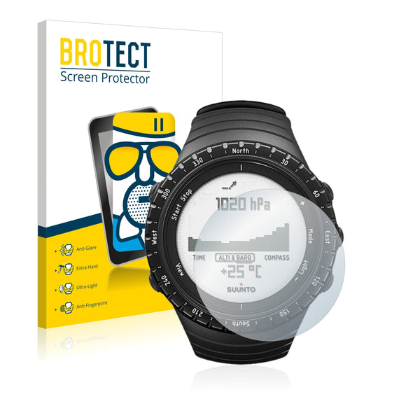 BROTECT AirGlass Matte Glass Screen Protector for Suunto Core Regular Black