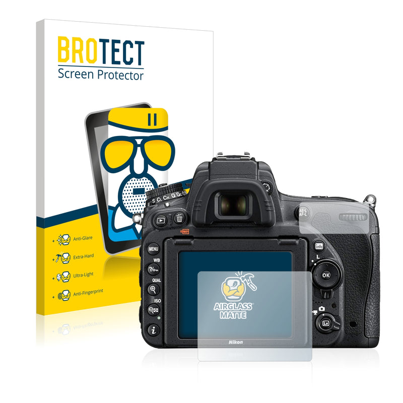 BROTECT AirGlass Matte Glass Screen Protector for Nikon D750