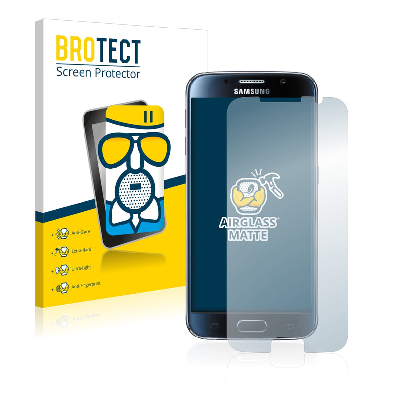 BROTECT AirGlass Matte Glass Screen Protector for Samsung Galaxy S6