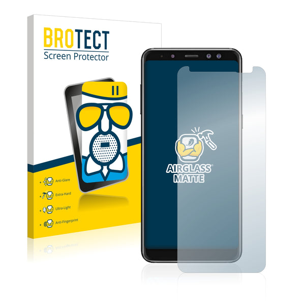 BROTECT AirGlass Matte Glass Screen Protector for Samsung Galaxy A8 2018