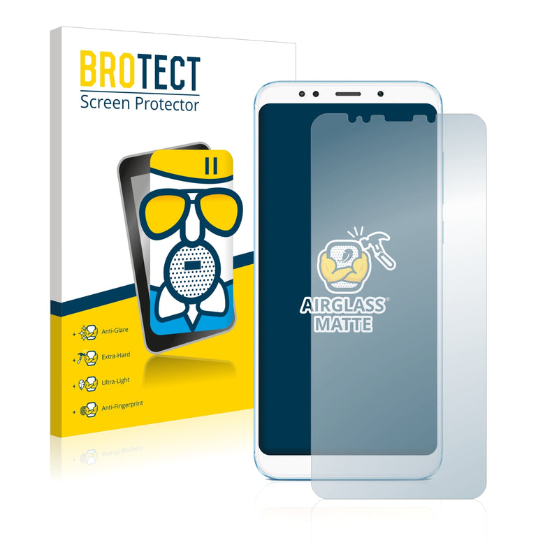 BROTECT AirGlass Matte Glass Screen Protector for Xiaomi Redmi 5 Plus