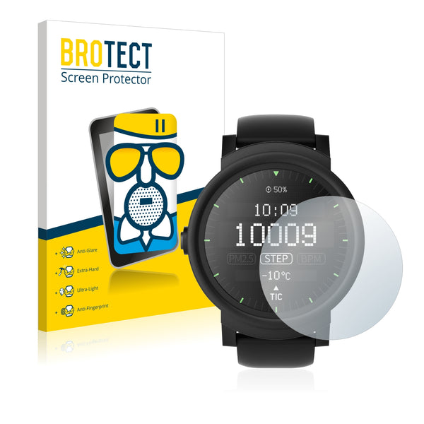BROTECT AirGlass Matte Glass Screen Protector for Mobvoi Ticwatch E Shadow