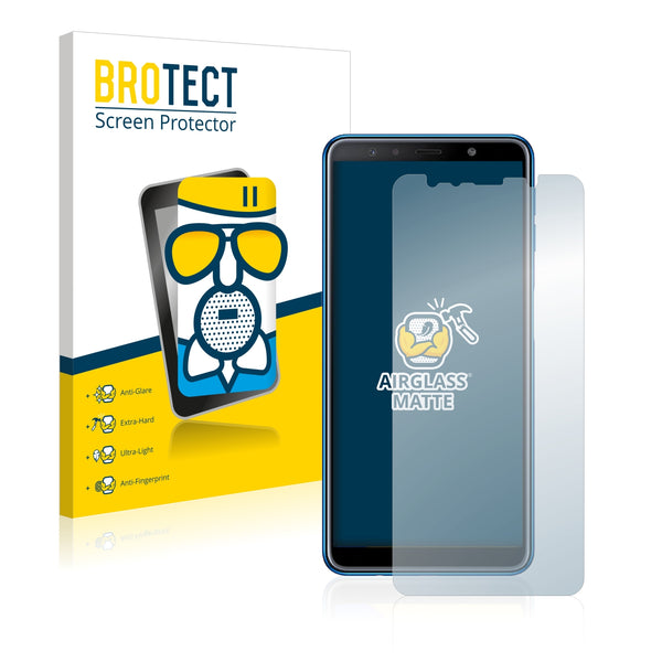 BROTECT AirGlass Matte Glass Screen Protector for Samsung Galaxy A7 2018