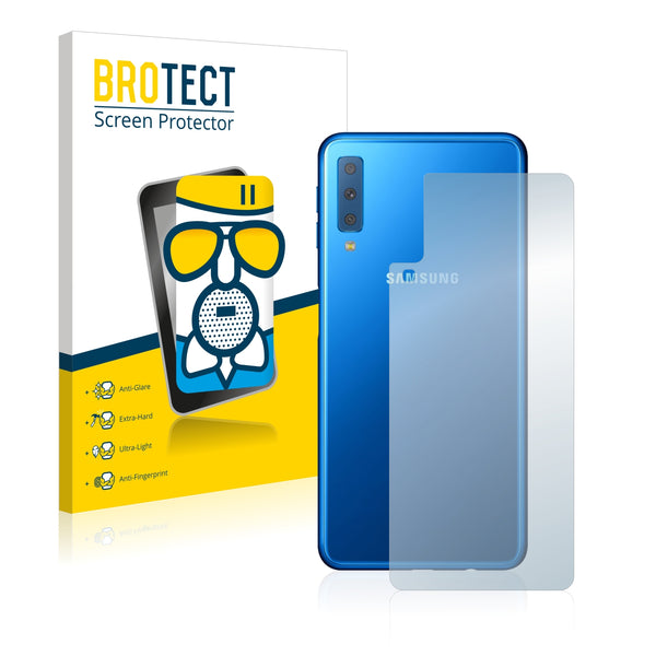 BROTECT AirGlass Matte Glass Screen Protector for Samsung Galaxy A7 2018 (Back)