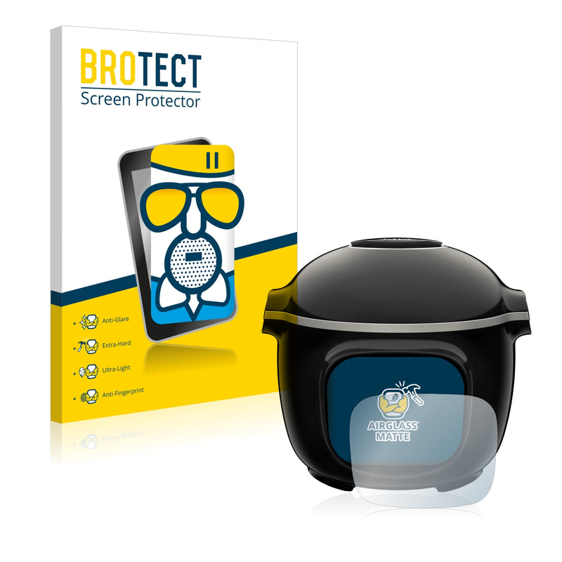 BROTECT AirGlass Matte Glass Screen Protector for Krups Cook4me Touch Wifi