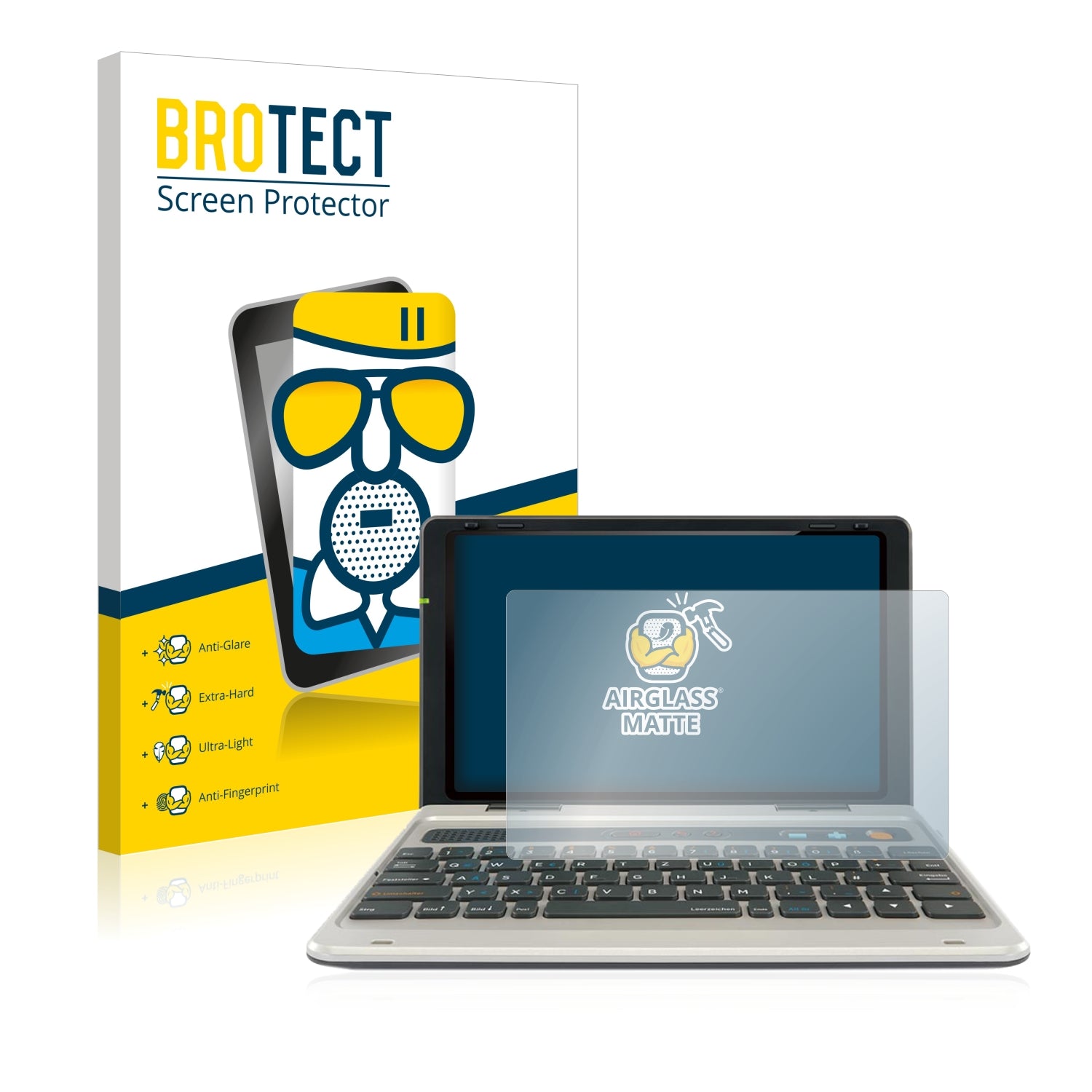 Screen Protectors for Vtech Genio Lernlaptop - Nano Glass, Anti-Glare ...