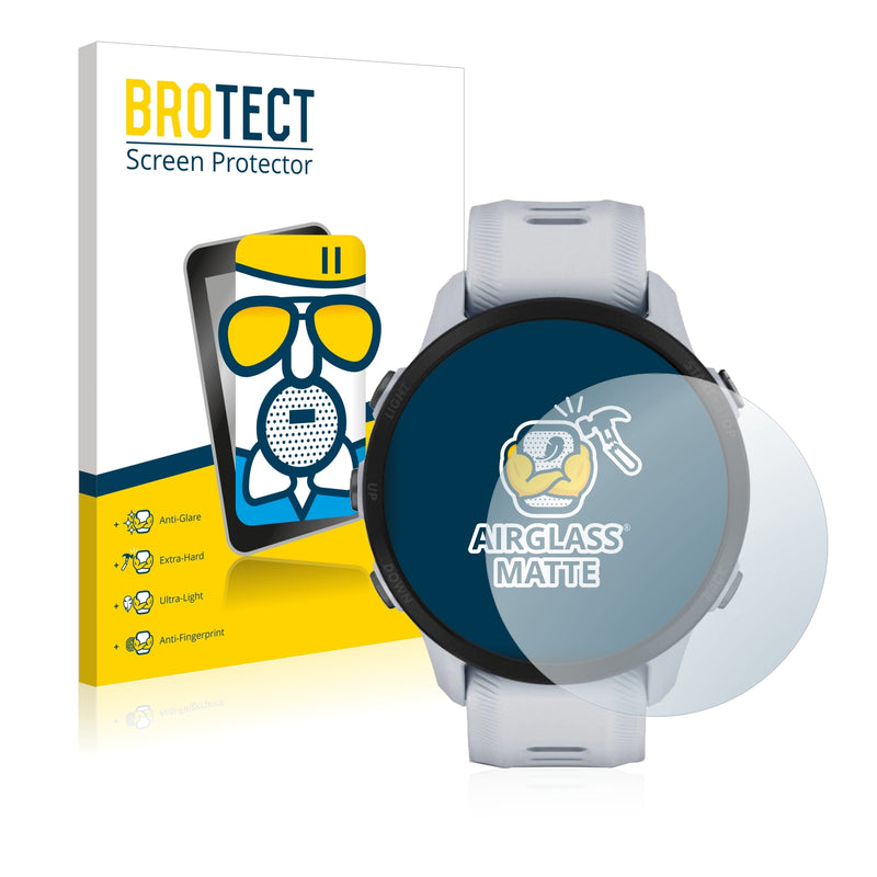 BROTECT AirGlass Matte Glass Screen Protector for Garmin Forerunner 955 Solar