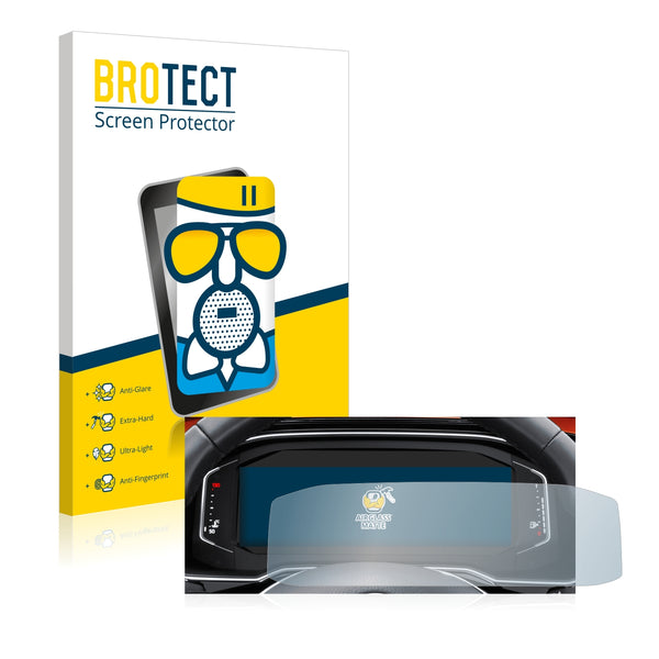 BROTECT AirGlass Matte Glass Screen Protector for Volkswagen Tiguan 2021 Digital Cockpit Pro