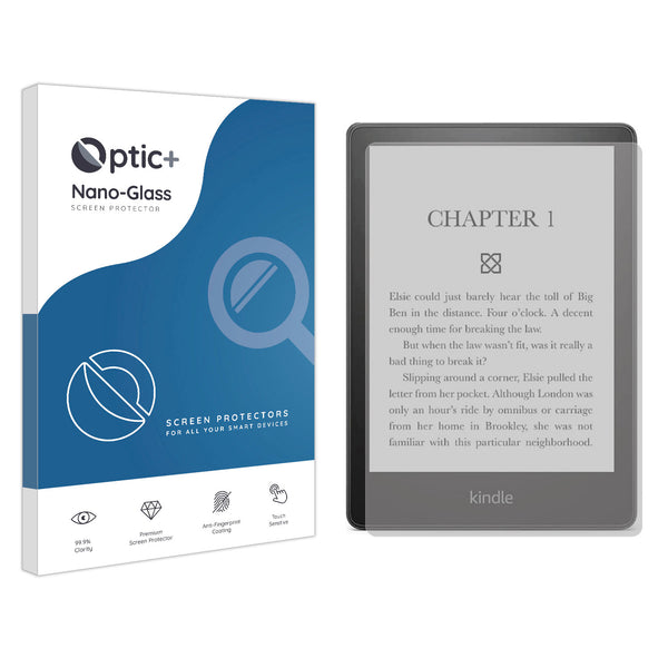 Optic+ Nano Glass Screen Protector for Amazon Kindle Paperwhite Signature Edition (2021)