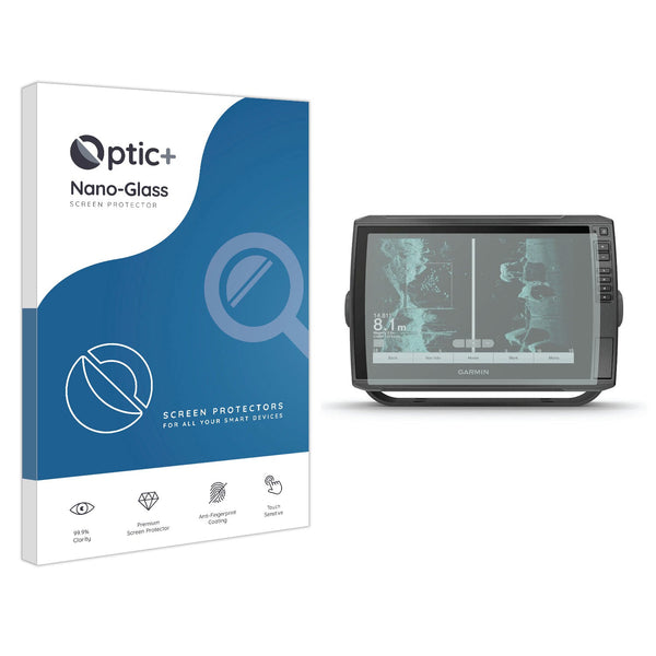 Optic+ Nano Glass Screen Protector for Garmin echoMAP Ultra 125sv